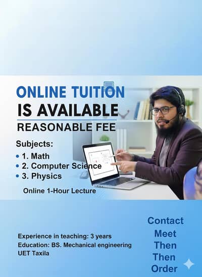 Online Tuitions for matric and Inter