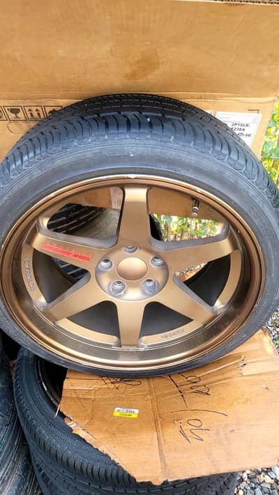 rays volks racing 18 inch rims