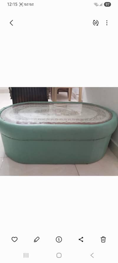 center table glass top