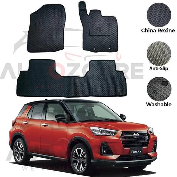Daihatsu Rocky China Rexine Floor Mat 3PCS - Model 2019-2025