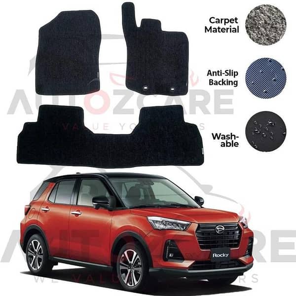Daihatsu Rocky Genuine Fitting Carpet Floor Mat 3PCS - Model 2019-2025