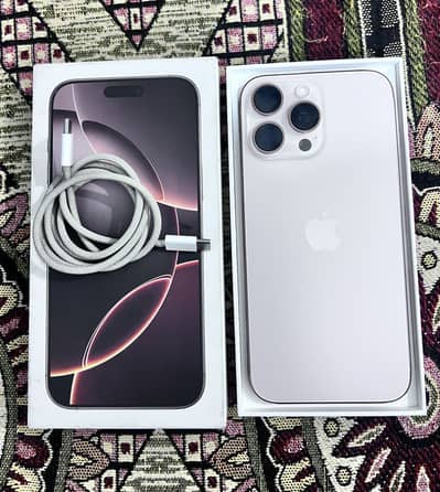 iPhone 16 Pro Max Desert Titanium 10/10 with all Accessories