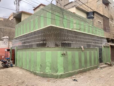 SECTOR 5-B/2 TWO SIDES CORNER, GROUND PLUS ONE ROOM ON FIRST FLOOR NORTH KARACHI