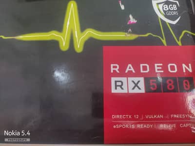 Sapphire rx580 8gb ddr5
