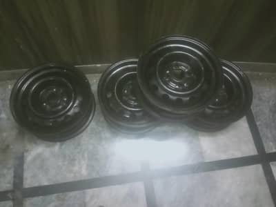 steel rims size 14 with weel cups