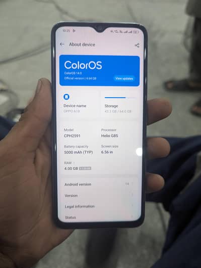 oppo A18 fully in good condition available for sale