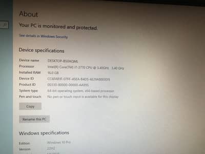 ReDragon i7, 3rd Gen, 16GB DDR4, 256GB Msata, Rx 590 GME 8 GB card