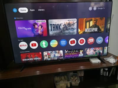 TCL 4k 50 inch P635 model with box
