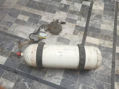 CNG tank along with LANDIRENZO Kit