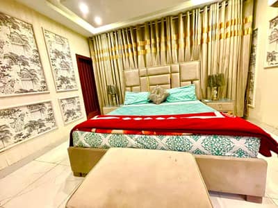 1 Bedroom VIP Full furnish flat per day available in Bahria town Lahore 0300 4561276