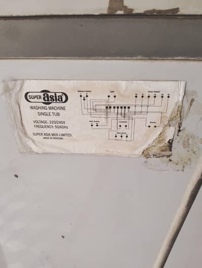 Super ASIA WASHING MACHINE