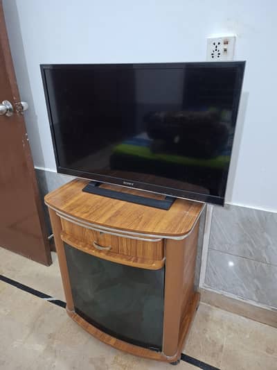 SONY LED TV 32" Inch + Wood TV trolley