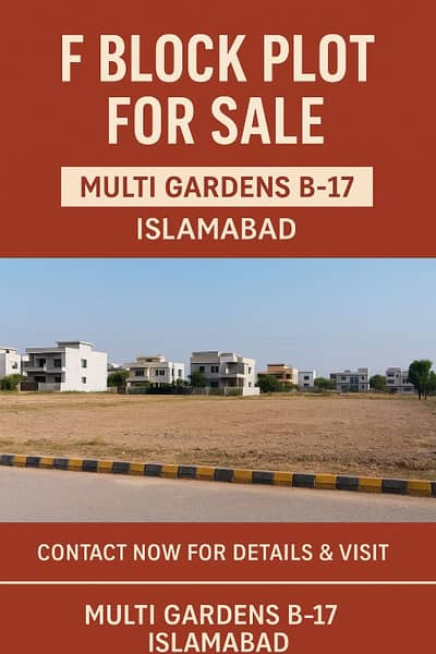 F block plot for Sale Near to Markaz