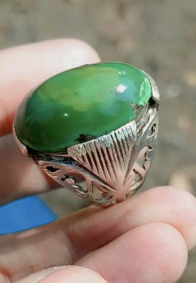 natural hussaini feroza old  ring available home delivery