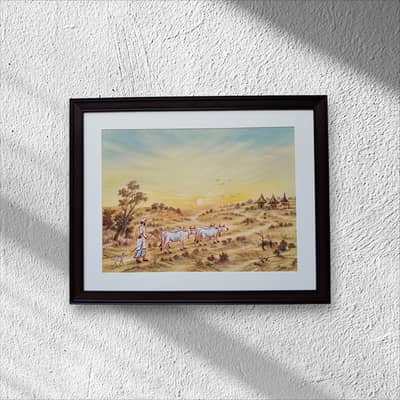 *Hand-painted Oil painting* whastapp 03059157182