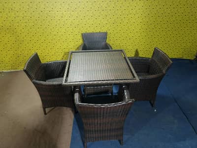 dining chairs and table