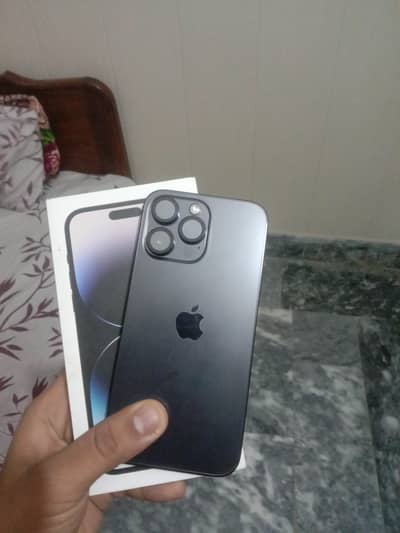 14 pro max jv 128gb 9/10 with box