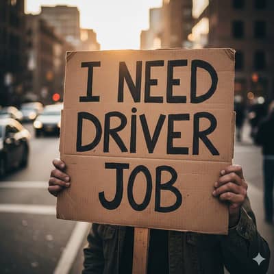 I want a driver's job, I have a BA degree and an LTV license.