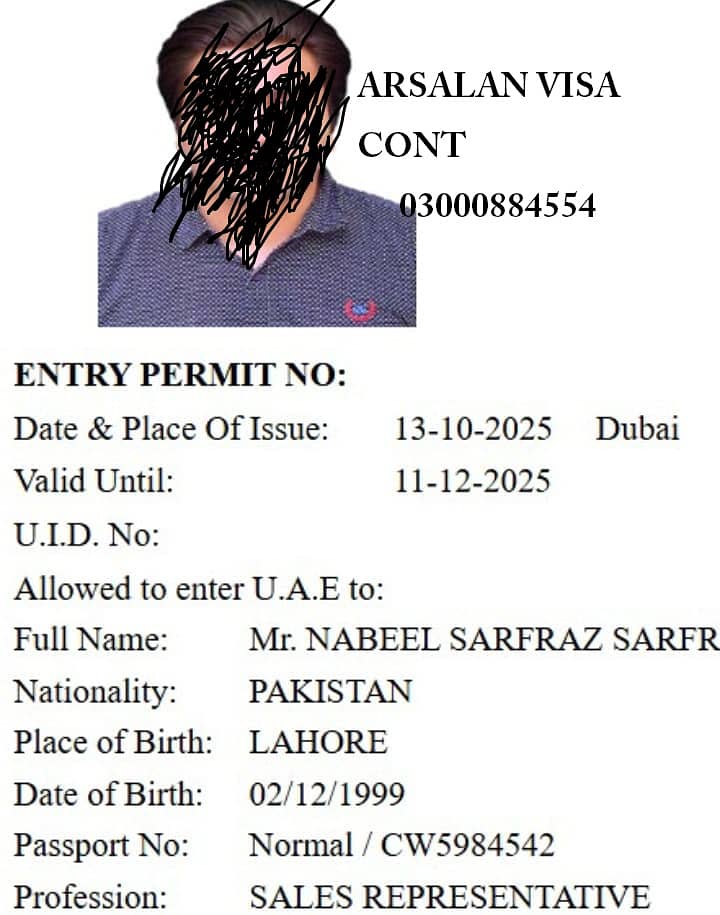 Dubai Visit Visa – 100% Trusted & Fast Processing 15