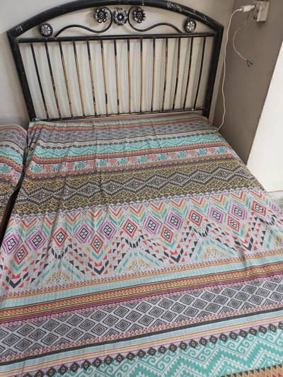 Rod Iron bed 6x4
