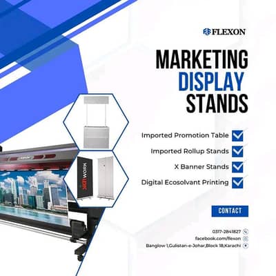 Display Standee/China Kiosk/Marketing Promotion table/Vinyl Printing