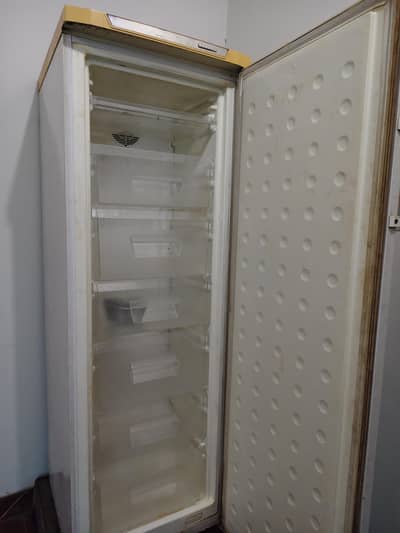 An Upright Freezer