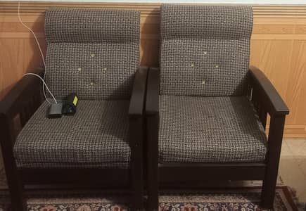 original wood sofa set for sale urgent