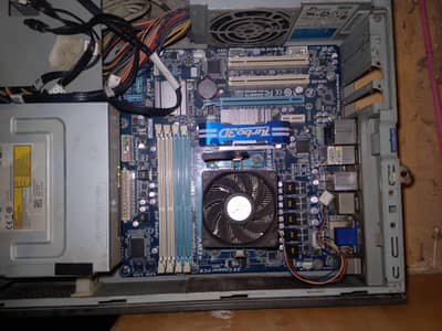 desktop PC components and case
