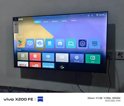 2 days used 50 inch led full hd and full android