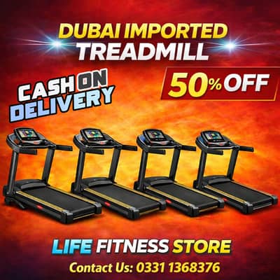 Imported Home & Commercial Treadmill Gym Exercise Machine