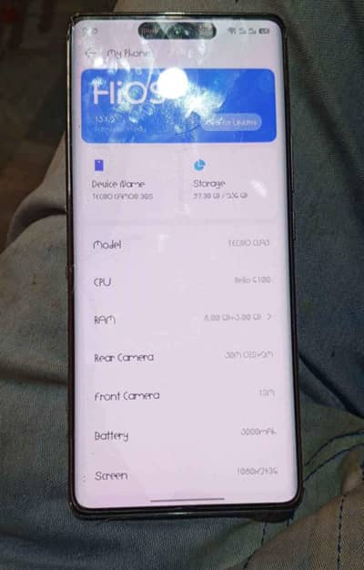 Tecno camon 30s  whatsapp No 03271518214