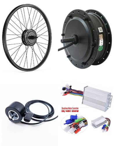 350w buffing hub motor  throttle and controller 100% ok