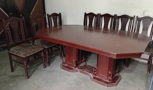 Dining table with chairs