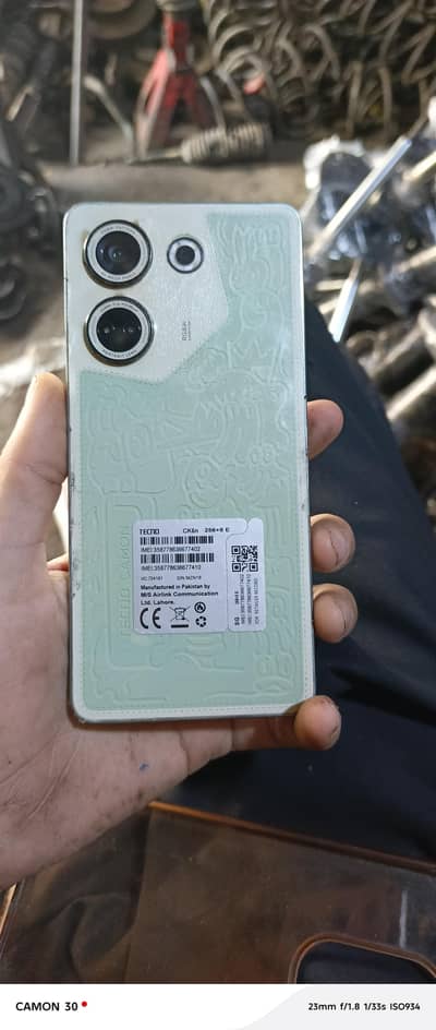 tecno camon 20 with box