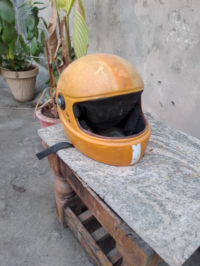 Helmet yellow color