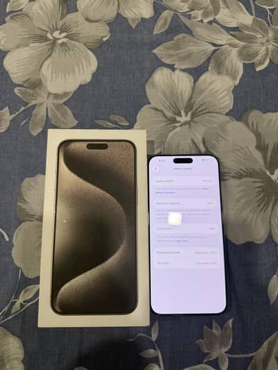 Iphone 15 Pro Max 256gb Pta Approved