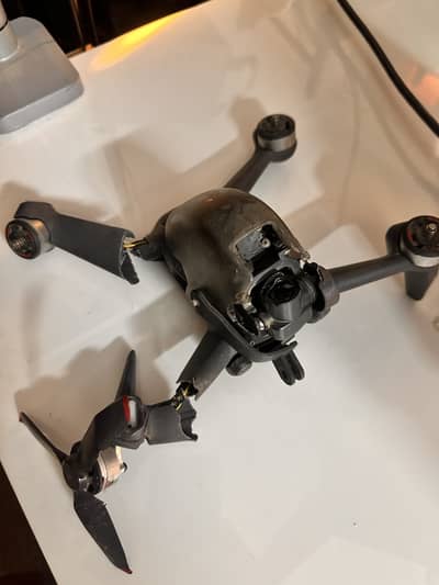 Crashed fpv drone