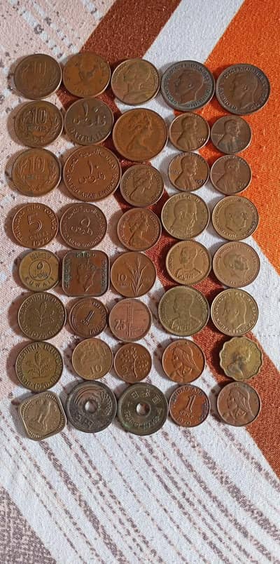 old coins & madels