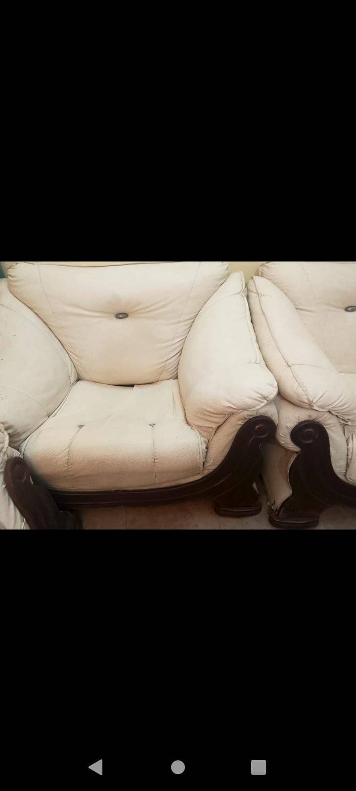 Six seater Sofa/6 Seater Sofa/Solid Wood Sofa/Good condition Sofa 2