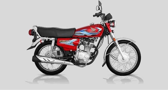 Honda cg 125 available for sale 23/24 only 4000 km driven.