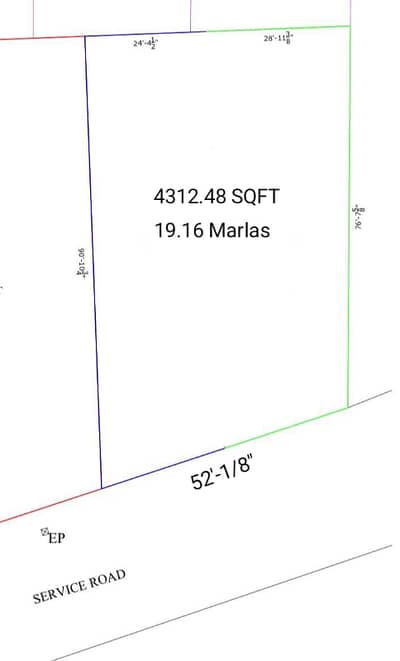 Beautiful 1 Kanal Residential Plot for Sale in Harbanspura, Lahore