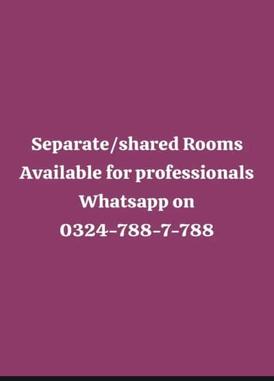 Rooms available for Residence