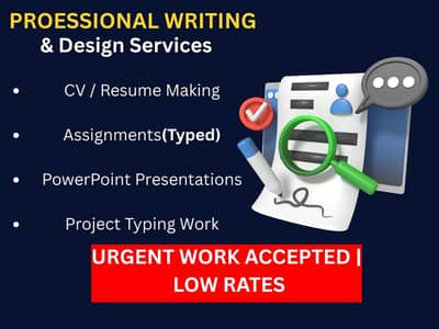 CV/Resume Writing & Assignments Writing