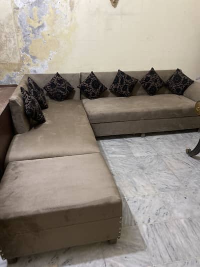 L shape Sofa 7 seater