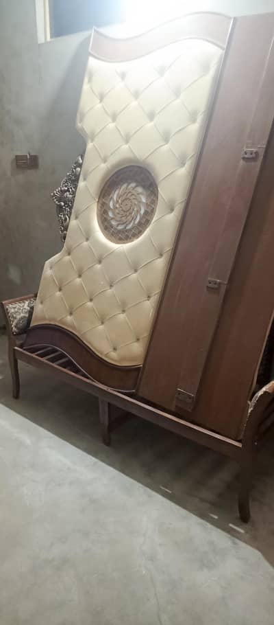 bed complete sofai complete Almera complete 3 box wali showcase 3 box