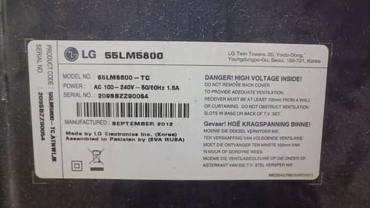 60 inches Samsung LED