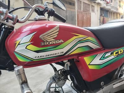 urgent sale Honda 70 registration 2023