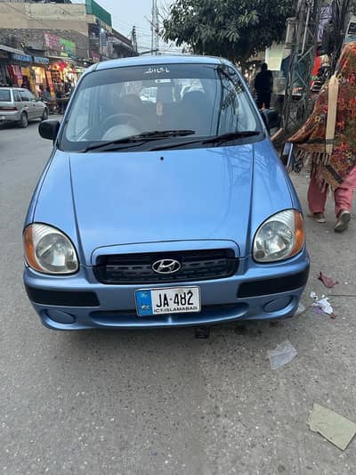 Hyundai santro blue