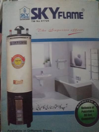 18 Gallon Sky Flame Geyser for Sale