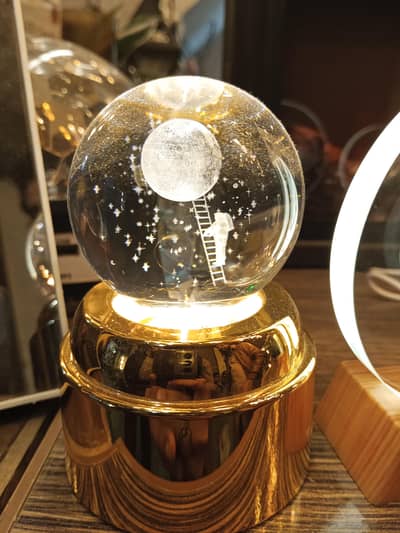 3D ball space lamp Rotating